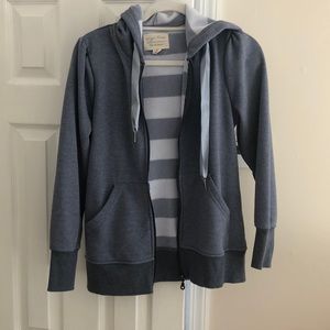 Zip front hoodie